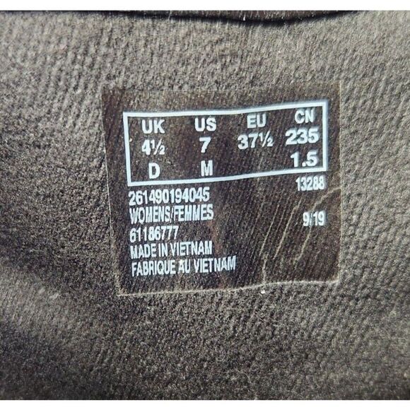 Clarks Collection Women's Size 7M Sharon Swing Wedge Black Ankle Bootie 13288 - Picture 9 of 9